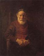 Rembrandt, An Old Man in Red